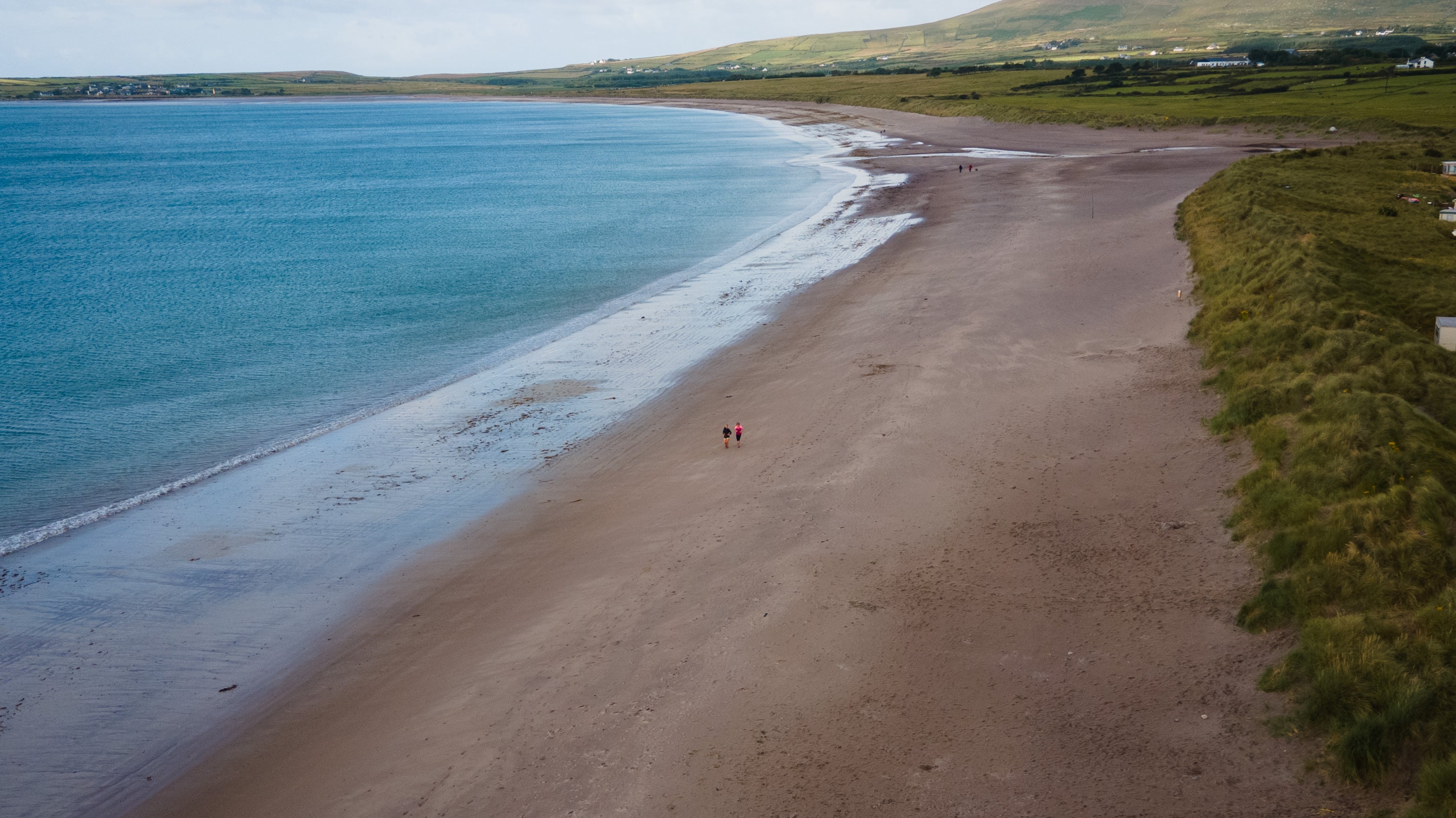 Scenic view of Ventry beach, Dingle