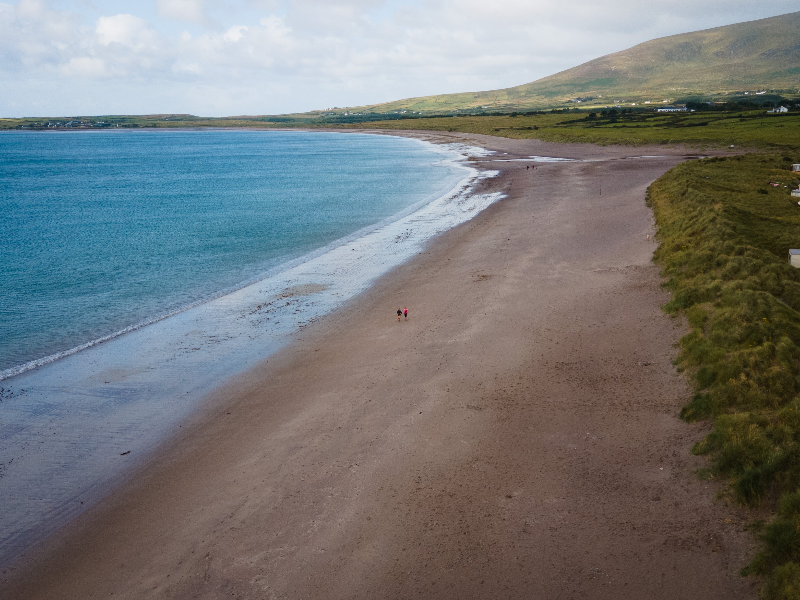 Scenic view of Ventry beach, Dingle