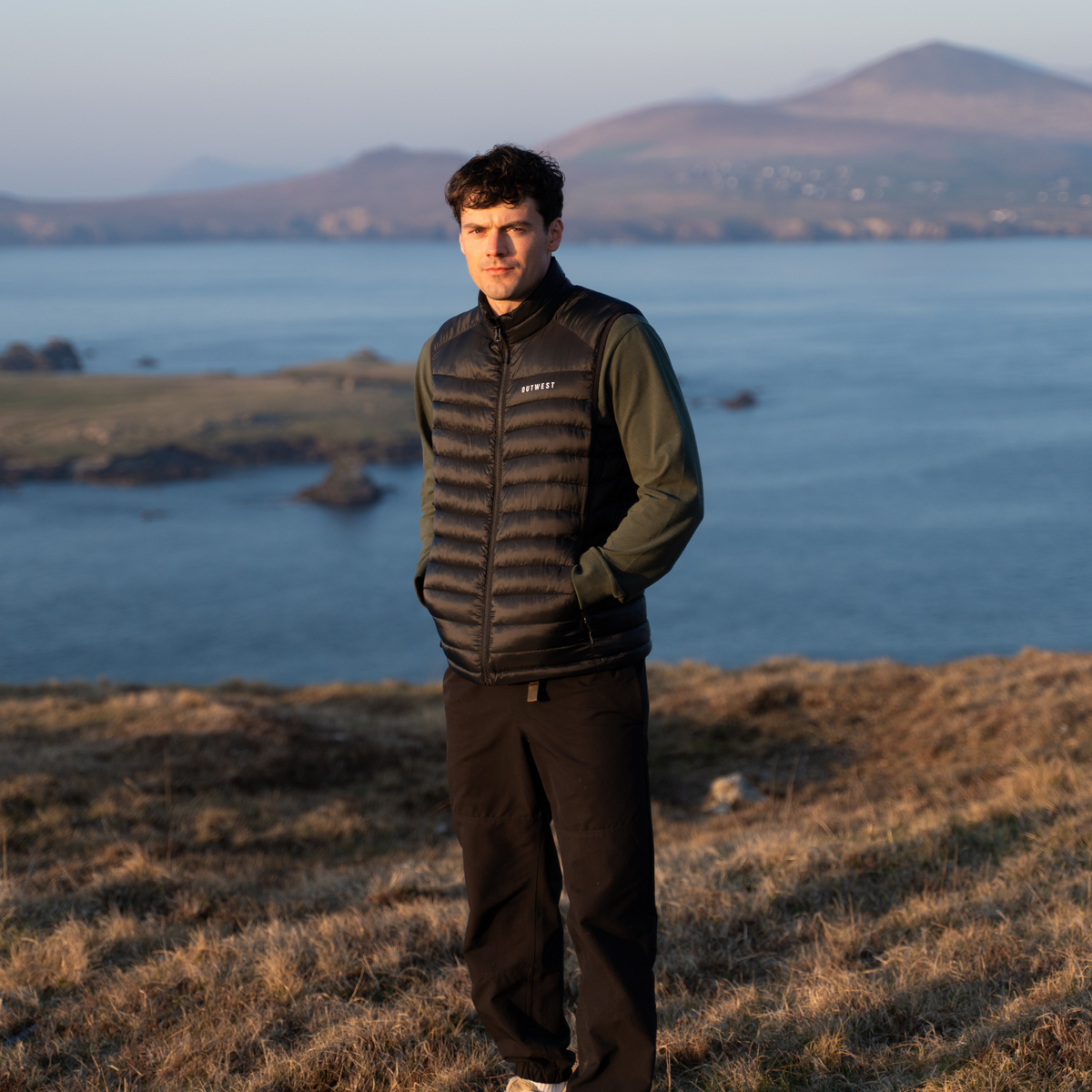 Men's Insulated Gilet - Black