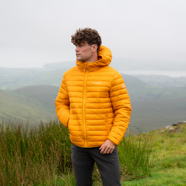 Men’s Insulated Puffer Jacket - Yellow