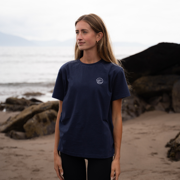 Womens 'Outwest' Trail T-Shirt - Navy