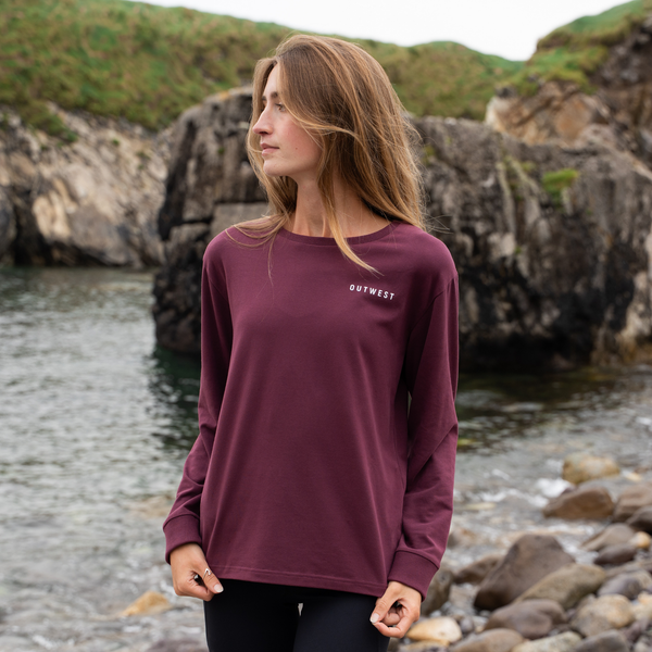Women’s Irish Summer Long Sleeve - Fig Red