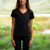 Women’s V-Neck T-Shirt - Black