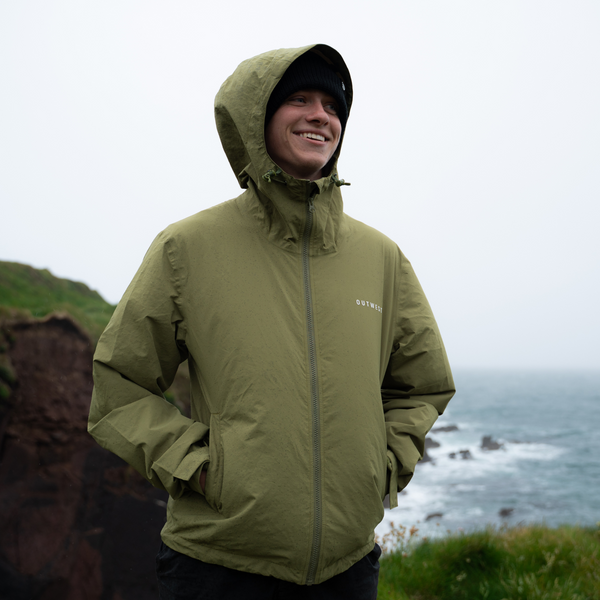 Mens Séasúr Waterpoof Jacket - Olive Green