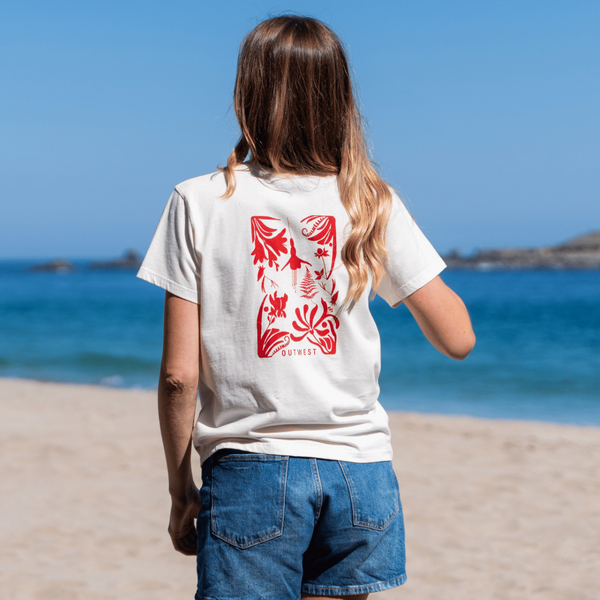 Women’s 'Wildflower' Graphic Trail T-Shirt - Off-White